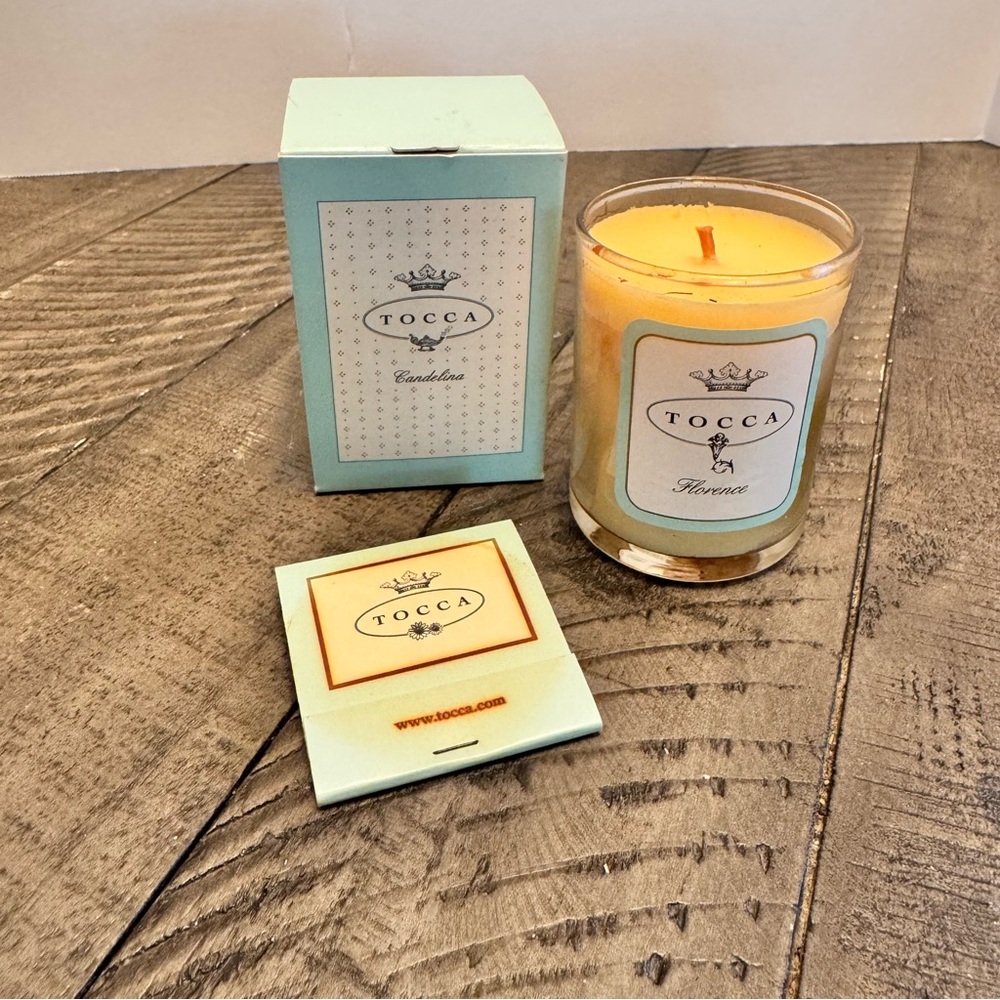 Tocca Candelina Florence Scented Jar Candle 2.85 oz with Matches‎